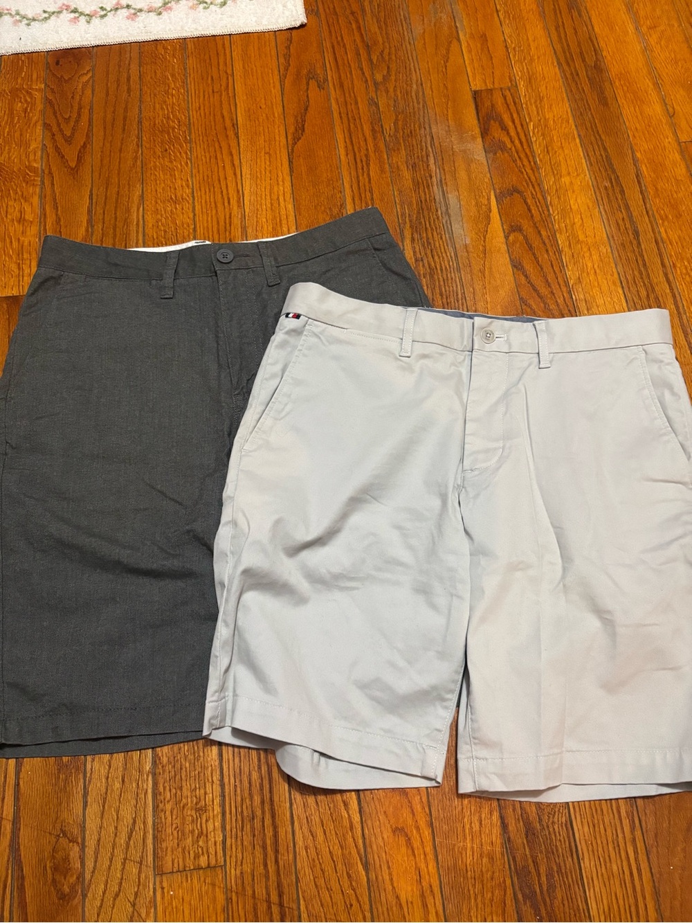Tommy Hilfiger and Vans Dark/Light Gray Men's Chino Shorts Bundle